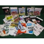 Box containing a quantity of farm machinery ephemera to include sales brochures for MF165, MF135,