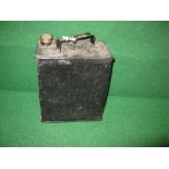 Rare 1937 two gallon petrol can embossed Flight Motor Spirit,