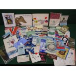 Large quantity of ephemera to include brochures, menu's,