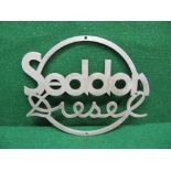 Cast aluminium badge Seddon Diesel - 11" wide