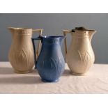 3 Earthenware Jugs