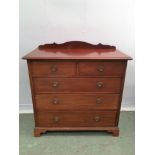 A Mahogany Inlaid Chest of Drawers