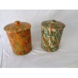 2 Painted Pots