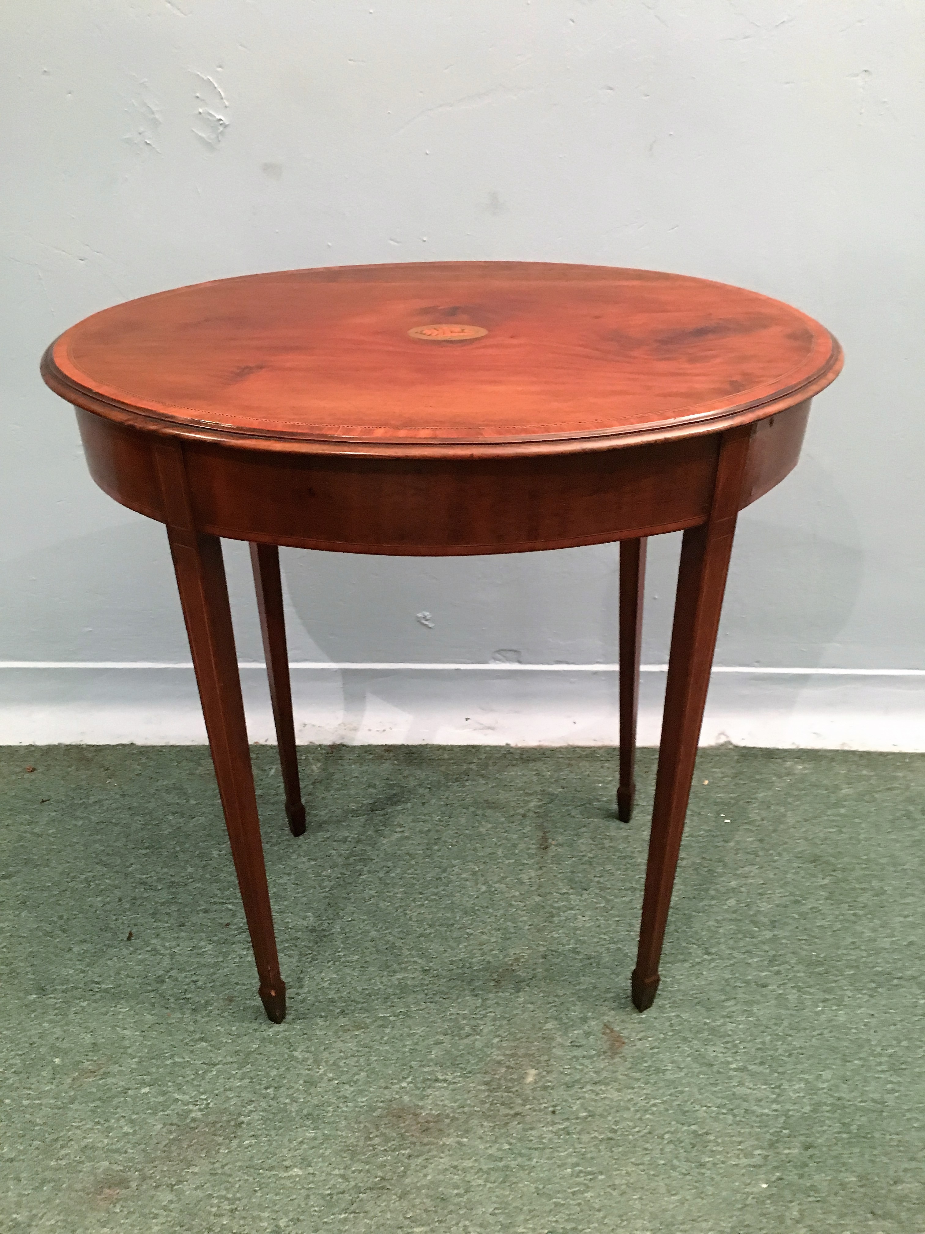 Mahogany Oval Table