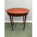 Mahogany Oval Table