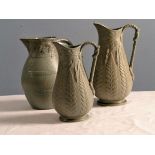 3 Green Jugs