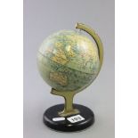 Vintage Chad Valley Tin Plate Globe no. 10174