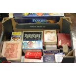 Box of Vintage Cards / Games including Canasta, Perudo and bezique