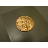 George V Full Gold Sovereign dated 1911