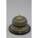 Victorian Style Brass Ornate Desk Bell