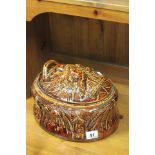 Portmeirion Brown Glazed Game Tureen