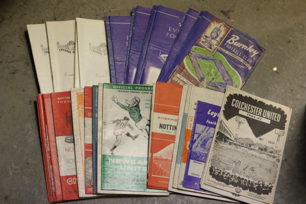 Football Programmes; 66 x 1960's issues from mainly 1st Division Clubs with Everton, Burnley,