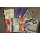 Football Programmes; 66 x 1960's issues from mainly 1st Division Clubs with Everton, Burnley,