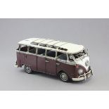 Tin plate model of a VW Campervan