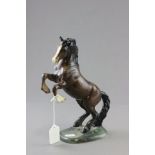 Beswick Rearing brown Welsh Cobb horse model no. 1014