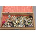 Box of costume jewellery