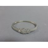 Silver & CZ bangle