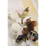 Collection of items to include Royal Crown Derby, Beswick Beatrix Potter & Royal Doulton (9 items in