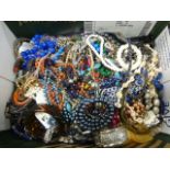 Box of costume jewellery