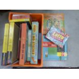 Box of Mixed Vintage Jigsaws including Victory ' The Union Castle Liner ' plus Various Vintage Games