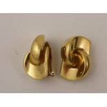 Pair of Christian Dior clip on earrings