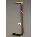 Vintage Riding Crop of Antler Handle