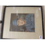 Oil painting portrait of a WW2 German soldier in uniform