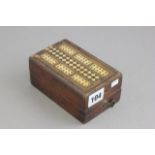 Early 20th century Tunbridgeware Style Cribbage Board / Box