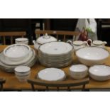 Royal Doulton ' Rhodes ' Dinnerware including Fruit Bowl, Six Meat Plates, Oval Serving Bowl, Tureen