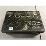 Victorian Tin containing Various Wartime Hand Written Letters