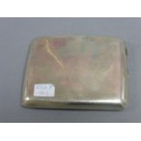 Silver cigarette case