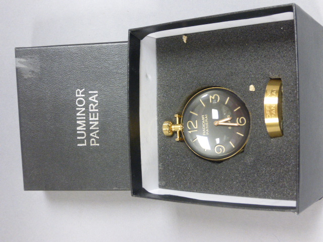 Boxed Replica Officine Panerai Table Clock - Image 4 of 4