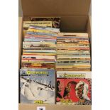 Collection of approximately 90 vintage Commando comics