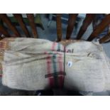 Ten Hessian sacks