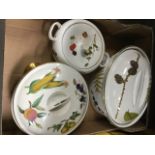Four Trays of Royal Worcester Evesham Dinner ware plus some Royal Worcester Wild Harvest Items