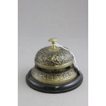 Ornate Large Bronze Effect Desk Bell