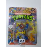 Original carded Playmates Teenage Mutant Ninja Turtles Wingnut & Screwloose figure un-punched,