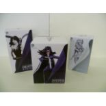 Three boxed DC Collectibles DC Comics Cover Girls comprising of Huntress, Death & Platinum, all in