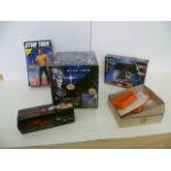 Five Star Trek collectable's comprising of boxed AMT ERTL 8773 Capt Kirk model kit (complete),