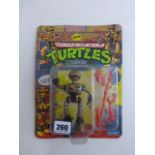 Original carded Playmates Teenage Mutant Ninja Turtles Fugitoid figure un-punched, unopened