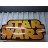 Large Star Wars logo shop display sign