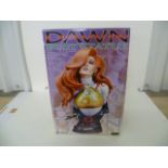 Boxed Fewture Models  Sirius Dawn bust statue, hand painted cold-cast porcelain, very good condition