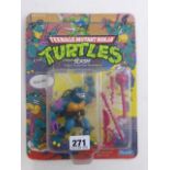 Original carded Playmates Teenage Mutant Ninja Turtles Slash figure, unopened