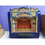 Original early 20th C Pollocks Theatre stage play set with a quantity of accessory parts