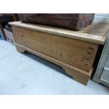 Large Pine Blanket Box