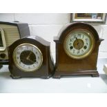 Two mantel clocks including Smiths Enfield