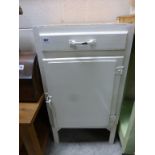 White Painted Kitchen Cupboard with single drawer and door