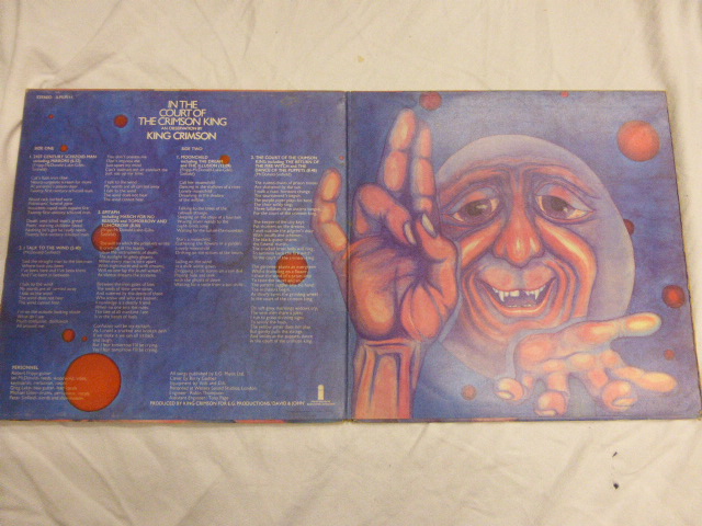 Vinyl - King Crimson The Cart of the Crimson King lp first press with EJ Day credit and Island - Image 2 of 4