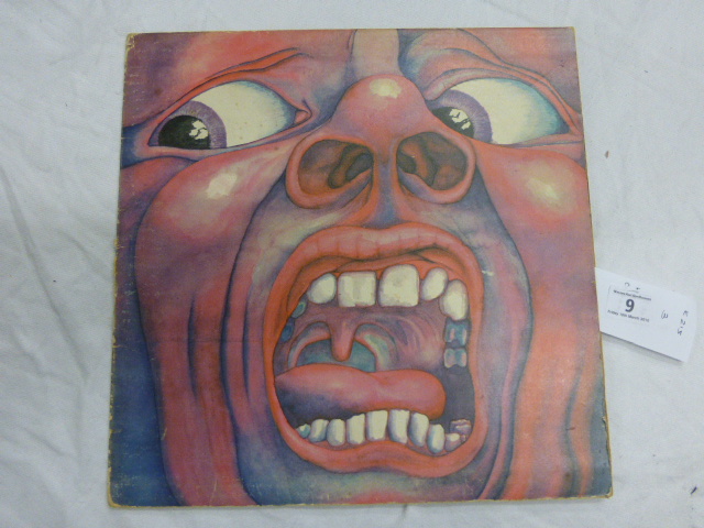 Vinyl - King Crimson The Cart of the Crimson King lp first press with EJ Day credit and Island