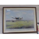 Framed and Glazed Robert Taylor Print ' Dawn Scramble ' limited edition no. 394/850 with two